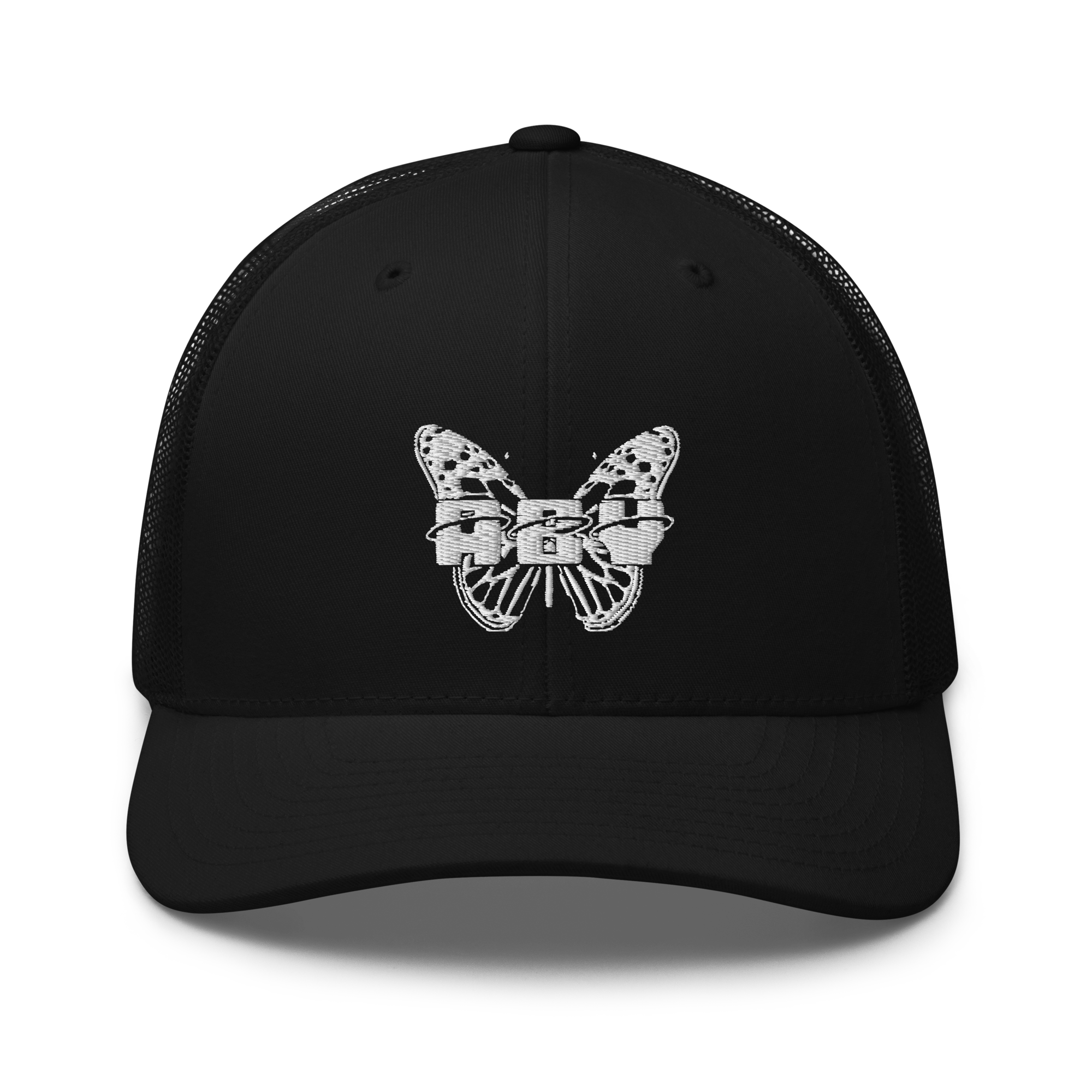 C.C Kids Hand Painted Abstract Butterfly Sublimation Trucker Baseball Cap